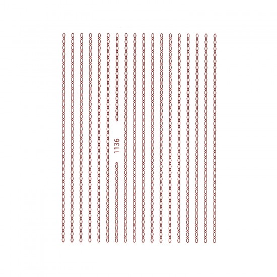 Nail Art Sticker CHAIN ROSE GOLD
