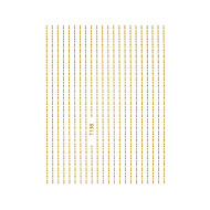 Nail Art Sticker DOTTED GOLD