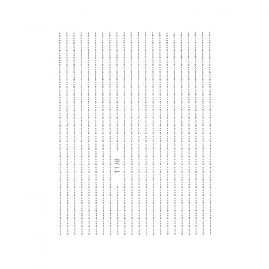 Nail Art Sticker DOTTED SILVER
