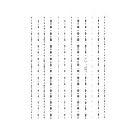 Nail Art Sticker DOTS & OVALS SILVER