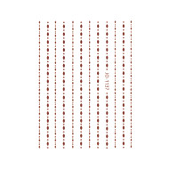 Nail Art Sticker DOTS & OVALS ROSE GOLD