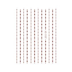 Nail Art Sticker DOTS & OVALS ROSE GOLD Nail Art Sticker DOTS & OVALS ROSE GOLD