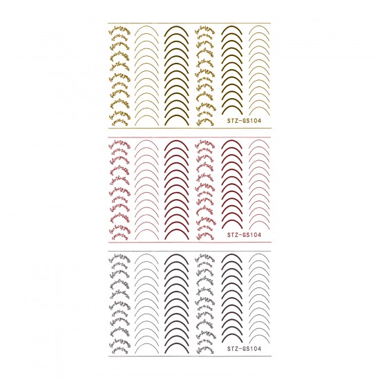 Flexible Striping Tape GOLD, ROSE GOLD, SILVER