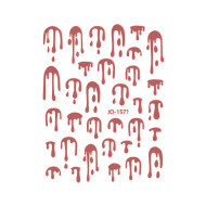 Nail Art Sticker DRIP ROSE GOLD