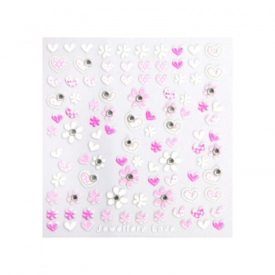 Jewelry Love Nail Art Stickers 71184