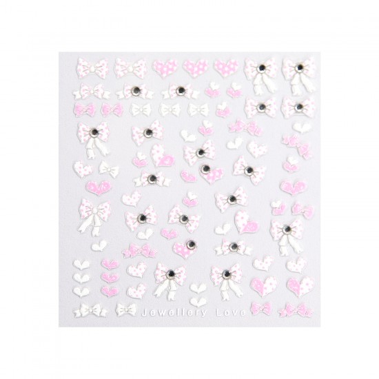 Jewelry Love Nail Art Stickers 71187