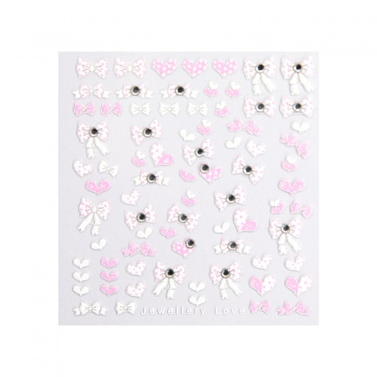 Jewelry Love Nail Art Stickers 71187