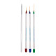 Nail Art Brushes STRIPER set of 4