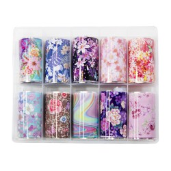 Transfer Foil Box Collection 16 FLOWER FANTASY Transfer Foil Box Collection 16 FLOWER FANTASY