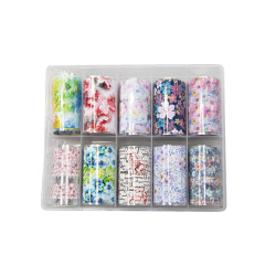 Transfer Foil Box Collection 20 BLOOMING FLOWERS Transfer Foil Box Collection 20 BLOOMING FLOWERS