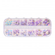 Luxe Tray MESMERIZING MIXED SHAPES Rhinestones