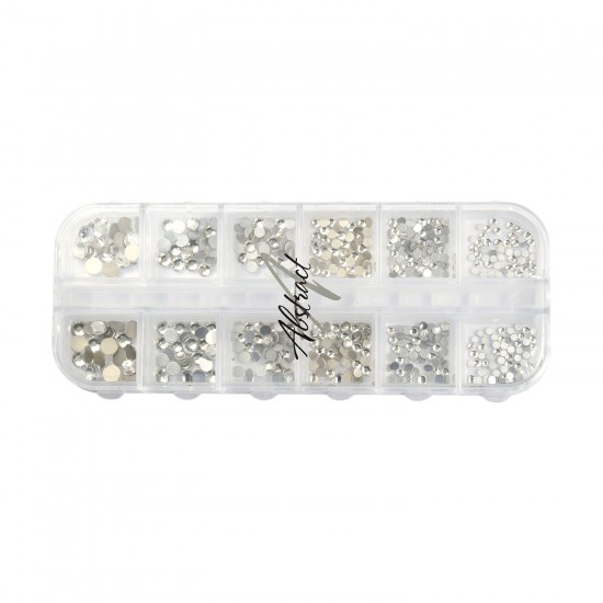 SILVER, Luxe Tray Premium Rhinestones