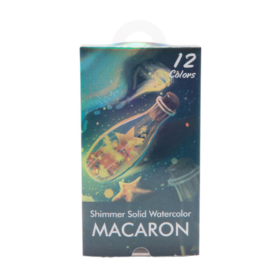 Shimmer Solid Aquarelle Watercolor MACARON 