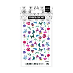 Flowers & Butterflies N1439 Water Decals Flowers & Butterflies N1439 Water Decals