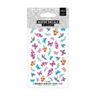 Flowers & Butterflies B495 3D Water Decals