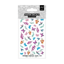 Flowers & Butterflies B495 3D Water Decals Flowers & Butterflies B495 3D Water Decals