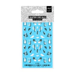 Black & White B396 3D Water Decals Black & White B396 3D Water Decals