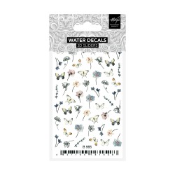 Vintage Flowers & Butterfly B565 3D Water Decals Vintage Flowers & Butterfly B565 3D Water Decals