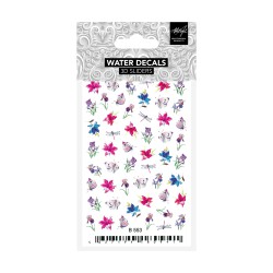 Flower & Butterflies B553 3D Water Decals Flower & Butterflies B553 3D Water Decals