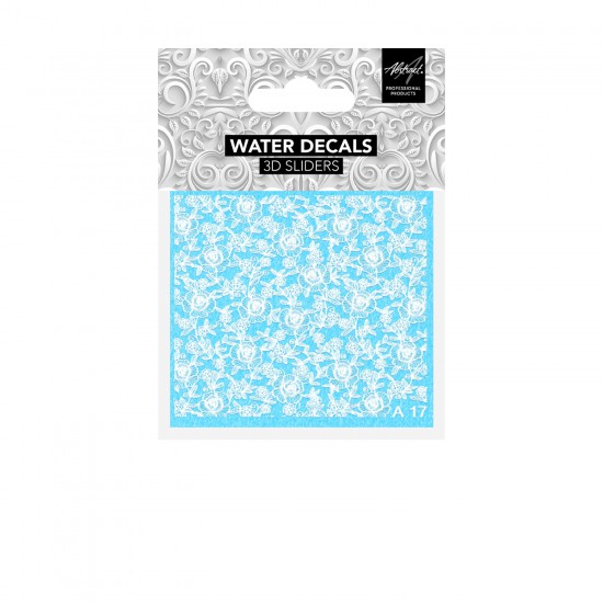 Lace A17 WHITE 3D Water Decals