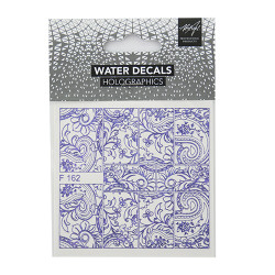 Floral F162 BLUE Holographics