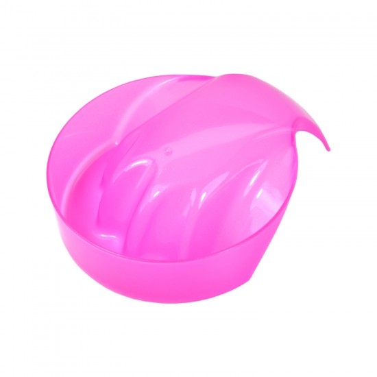 Manicurebowl with handle PINK