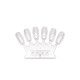 Color Crown 6 colors CLEAR (10pcs/bag)