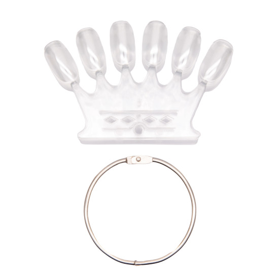 Color Crown 6 colors CLEAR (10pcs/bag)