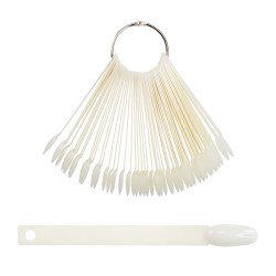 Nailcarrousel Round Edge NATURAL (50pcs/ring) Nailcarrousel Round Edge NATURAL (50pcs/ring)