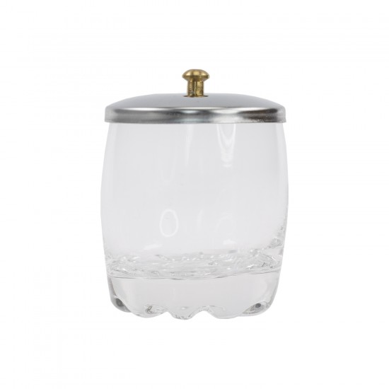 Dappin Dish Clear Glass Liquid Cup