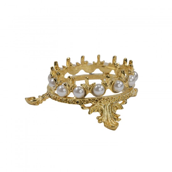 Brush Holder Crown GOLD