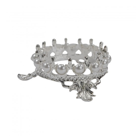 Brush Holder Crown SILVER