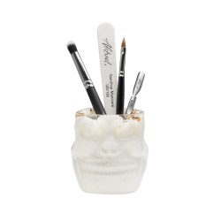 Skull Brush & Tool Holder WHITE Skull Brush & Tool Holder WHITE