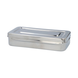 Lege Instrumentendoos Inox XL - 20 x 10 x 4 cm Lege Instrumentendoos Inox XL - 20 x 10 x 4 cm