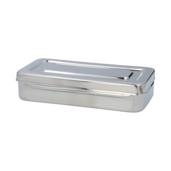 Boîte à instruments vide Inox XL - 20 x 10 x 4 cm