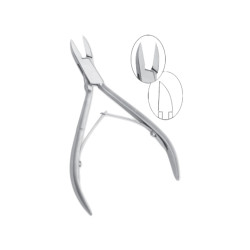 Corner Nipper - Cobalt Stainless Steel (Small, Long Flat Jaws) Corner Nipper - Cobalt Stainless Steel (Small, Long Flat Jaws)