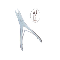 Nail Nipper - Double Hinge, Straight & Narrow Pointed Jaws Nail Nipper - Double Hinge, Straight & Narrow Pointed Jaws