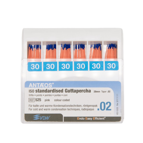 Bâtonnets de Gutta Percha taille 30