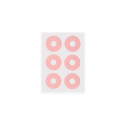 Foam-Fleece Rings Pink Round Small Self-Adhesive 12 pieces Foam-Fleece Rings Pink Round Small Self-Adhesive 12 pieces