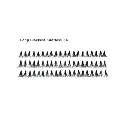 Flare Lashes 54 Long Blackest KNOTLESS Flare Lashes 54 Long Blackest KNOTLESS