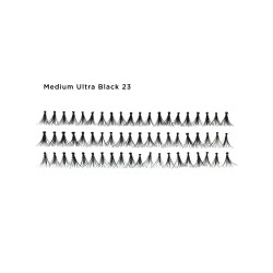 Flare Lashes 23 Medium Ultra Black Flare Lashes 23 Medium Ultra Black