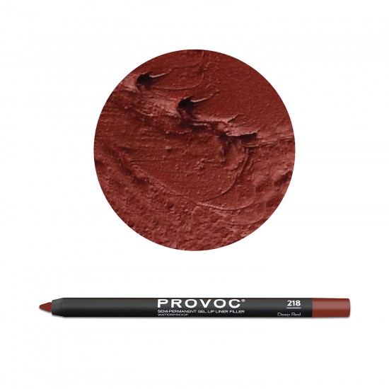 Gel Lip Liner 218 DEEP RED