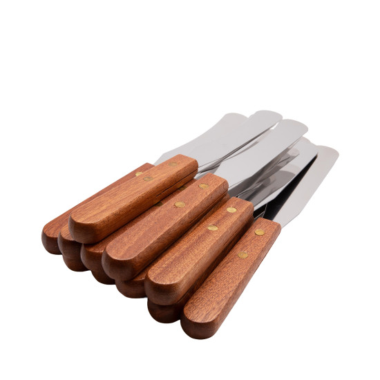 Spatule d'épilation en métal Inox COURBÉE 22cm 12pcs/boîte Spatule d'épilation en métal Inox COURBÉE 22cm 12pcs/boîte