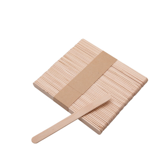 Spatules à cire en bois jetables 11cm 100pcs
