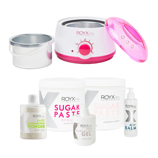 Kit de démarrage pour l'épilation au sucre avec chauffe-cire  (CVO Groeipunt)