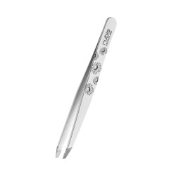 Tweezer Classic WHITE DAISY - slant Tweezer Classic WHITE DAISY - slant