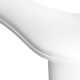 Ergonomische Armleuning Curved WHITE