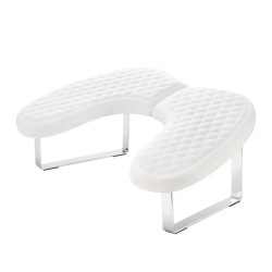 Armrest Curved  CHEVRON WHITE 