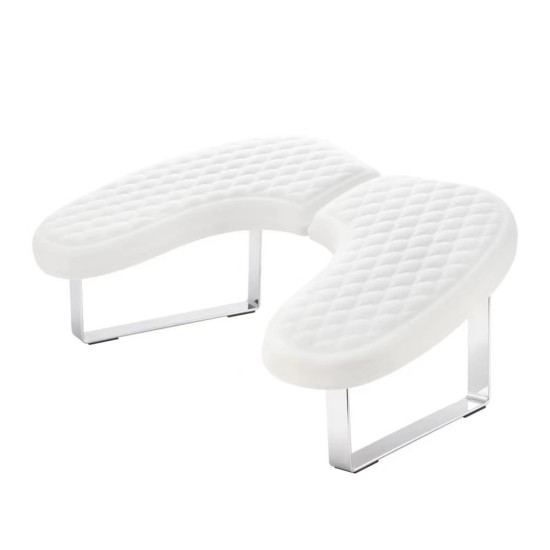 Armrest Curved  CHEVRON WHITE 