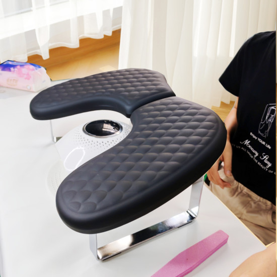 Armrest Curved  CHEVRON BLACK 
